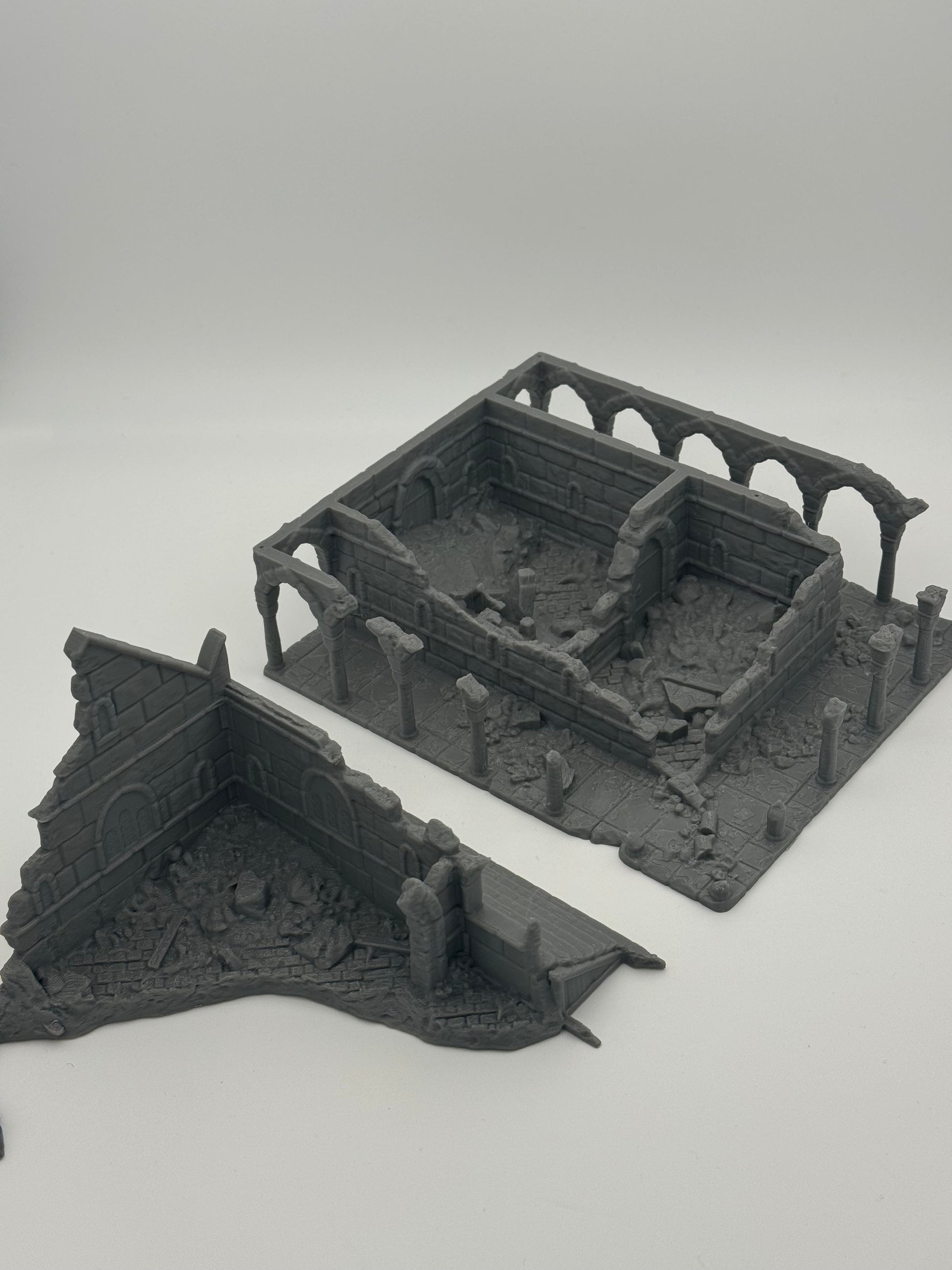 Productfoto Tabletop 28mm The Printing Goes Ever On (TPGEO) 0: Huis A Ruïnes Ivory City - Gebouw Koninkrijk Gonthan - Tabletop Terrein