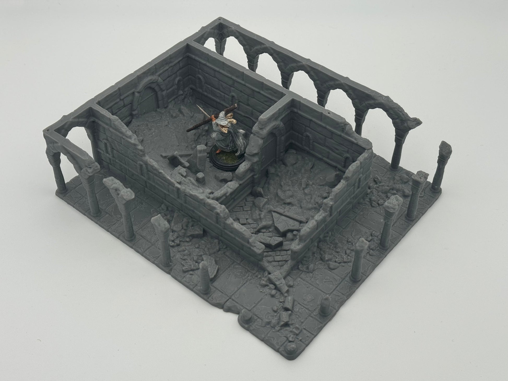 Productfoto Tabletop 28mm The Printing Goes Ever On (TPGEO) 0: Huis A Ruïnes Ivory City - Gebouw Koninkrijk Gonthan - Tabletop Terrein