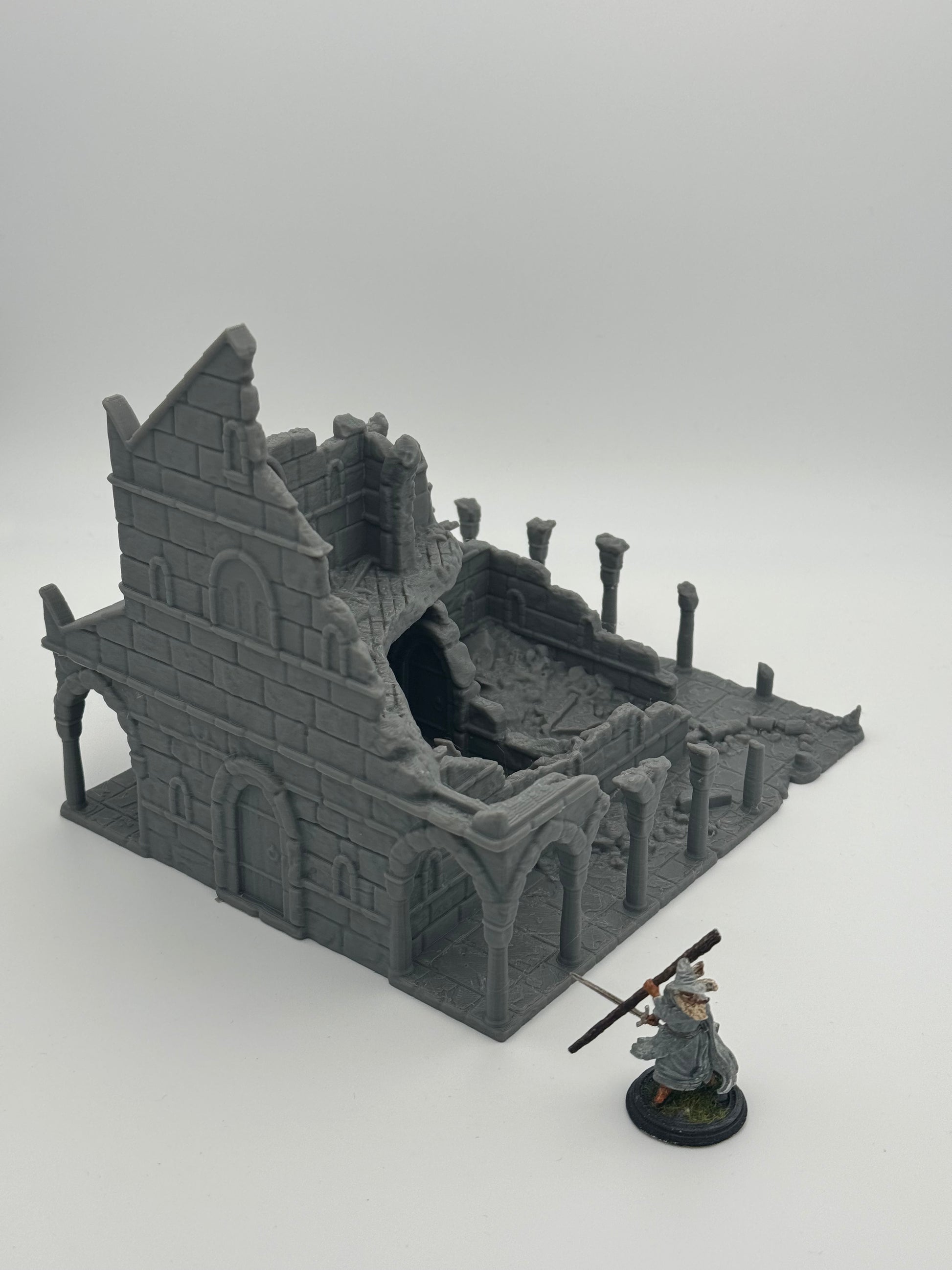 Productfoto Tabletop 28mm The Printing Goes Ever On (TPGEO) 0: Huis A Ruïnes Ivory City - Gebouw Koninkrijk Gonthan - Tabletop Terrein