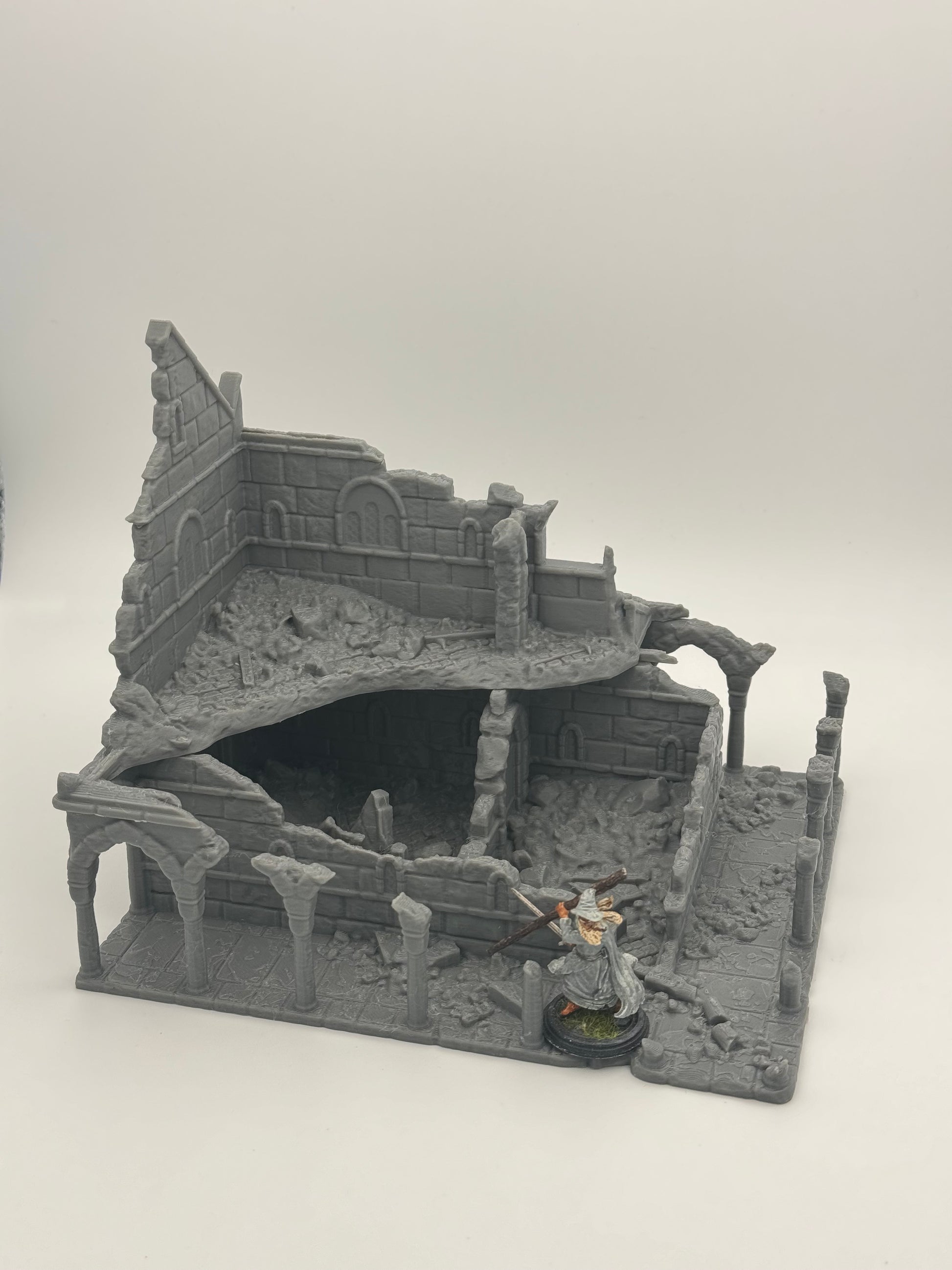 Productfoto Tabletop 28mm The Printing Goes Ever On (TPGEO) 0: Huis A Ruïnes Ivory City - Gebouw Koninkrijk Gonthan - Tabletop Terrein