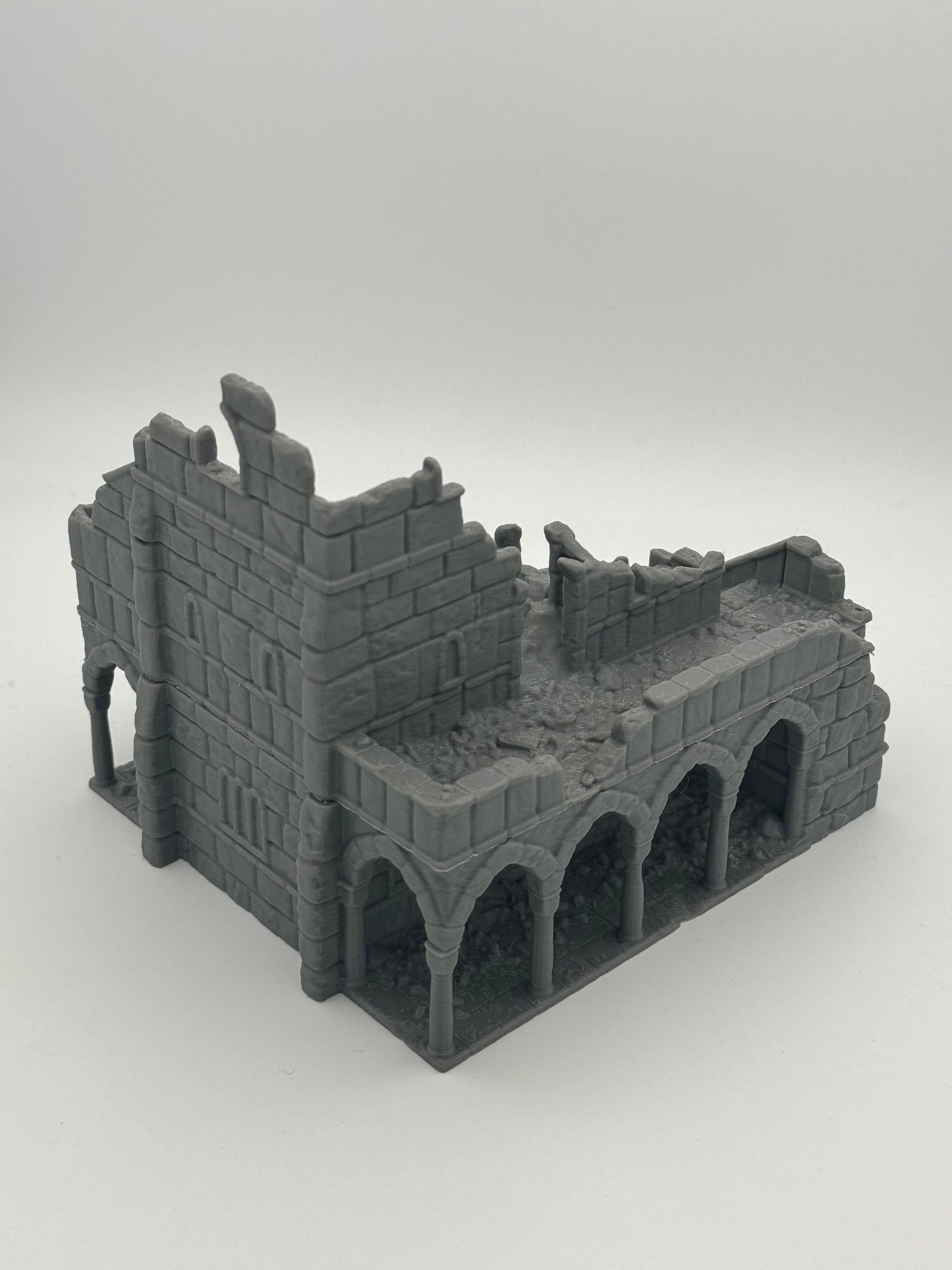 Productfoto Tabletop 28mm The Printing Goes Ever On (TPGEO) 0: Huis B Ruïnes Ivory City - Gebouw Koninkrijk Gonthan - Tabletop Terrain