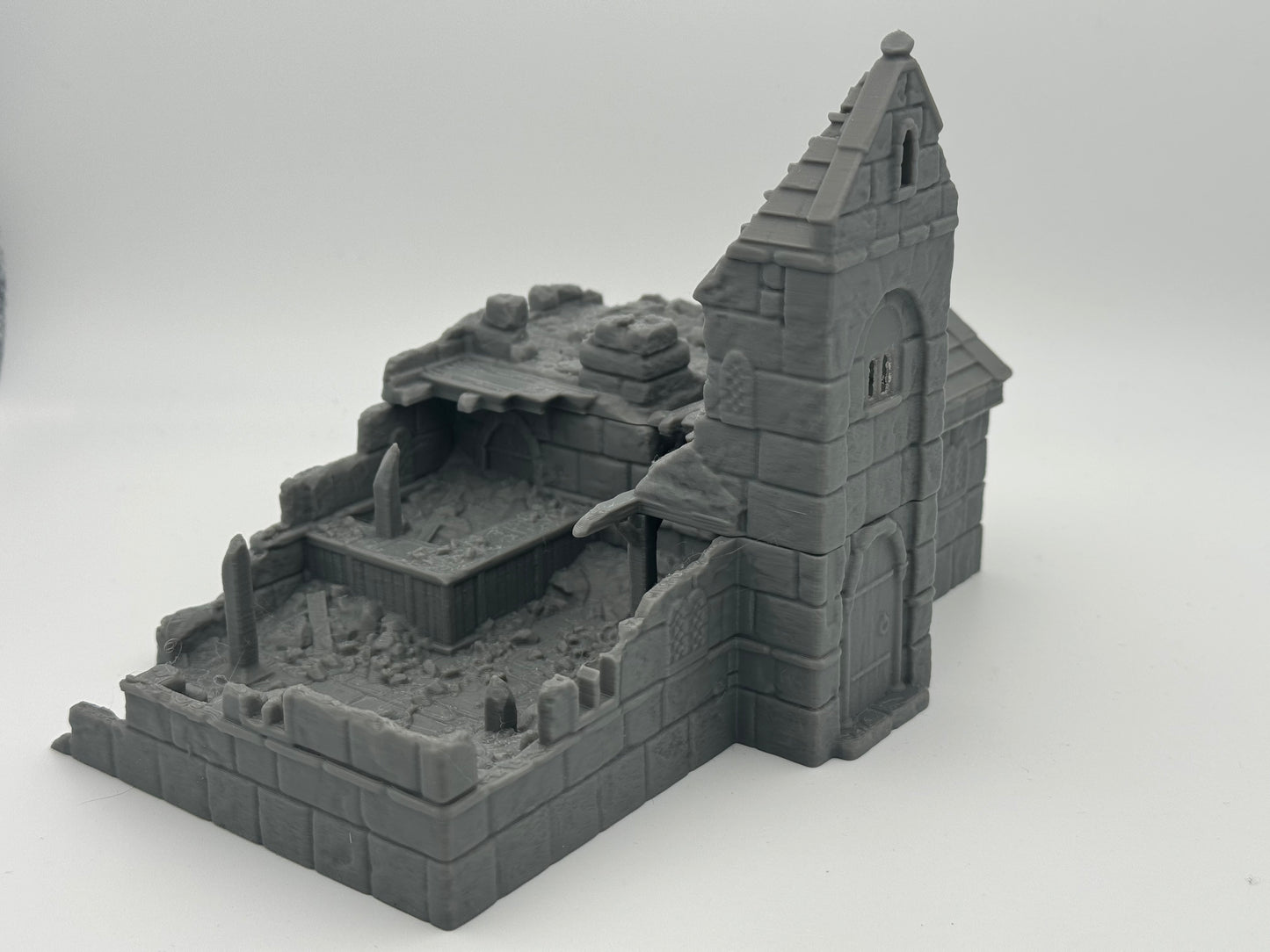 Productfoto Tabletop 28mm The Printing Goes Ever On (TPGEO) 0: Herberg Ruïnes Ivory City - Gebouw Koninkrijk Gonthan - Inn Tabletop Terrain