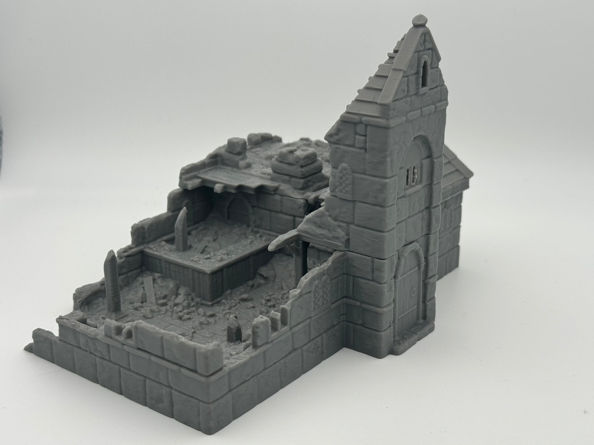 Productfoto Tabletop 28mm The Printing Goes Ever On (TPGEO) 0: Herberg Ruïnes Ivory City - Gebouw Koninkrijk Gonthan - Inn Tabletop Terrain