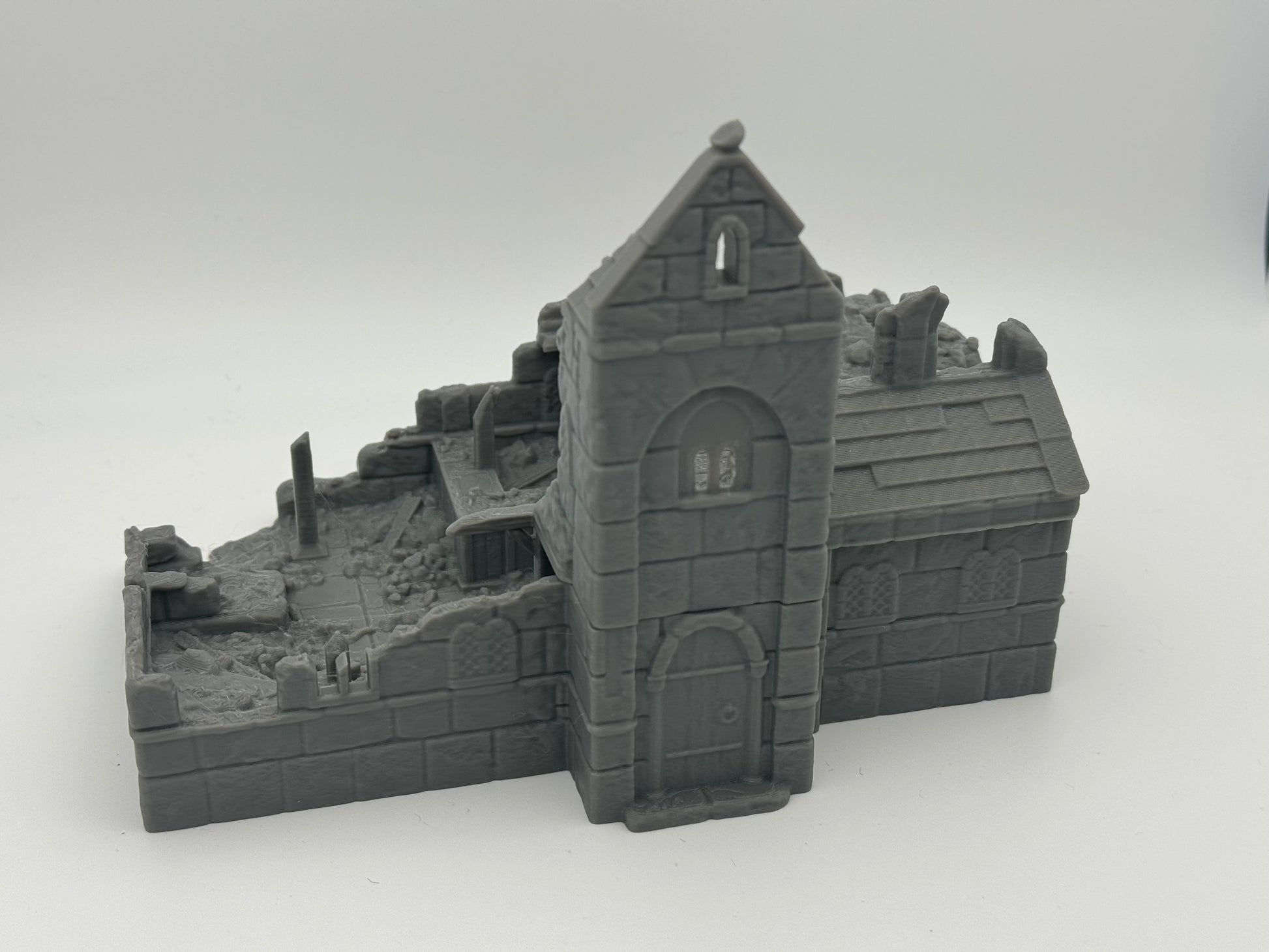 Productfoto Tabletop 28mm The Printing Goes Ever On (TPGEO) 0: Herberg Ruïnes Ivory City - Gebouw Koninkrijk Gonthan - Inn Tabletop Terrain