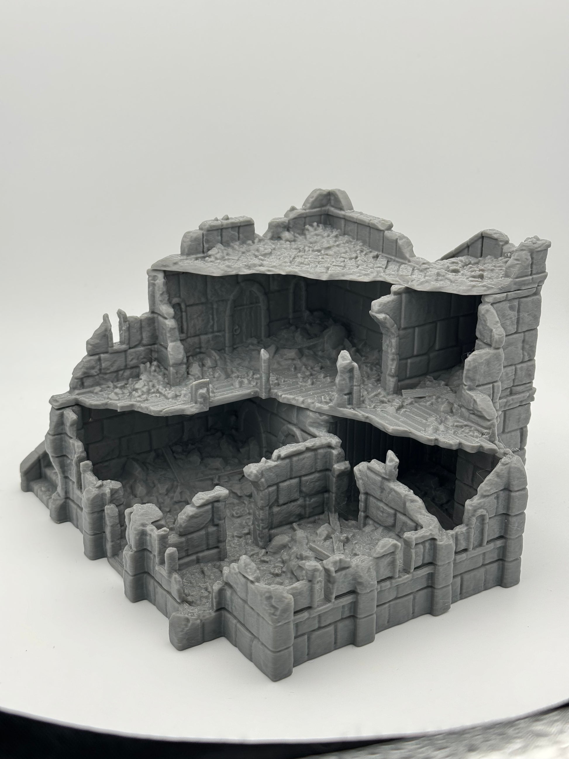 Productfoto Tabletop 28mm The Printing Goes Ever On (TPGEO) 0: Handelsplaats Ruïnes Ivory City - Gebouw Koninkrijk Gonthan - Handelszaal Tabletop Terrain