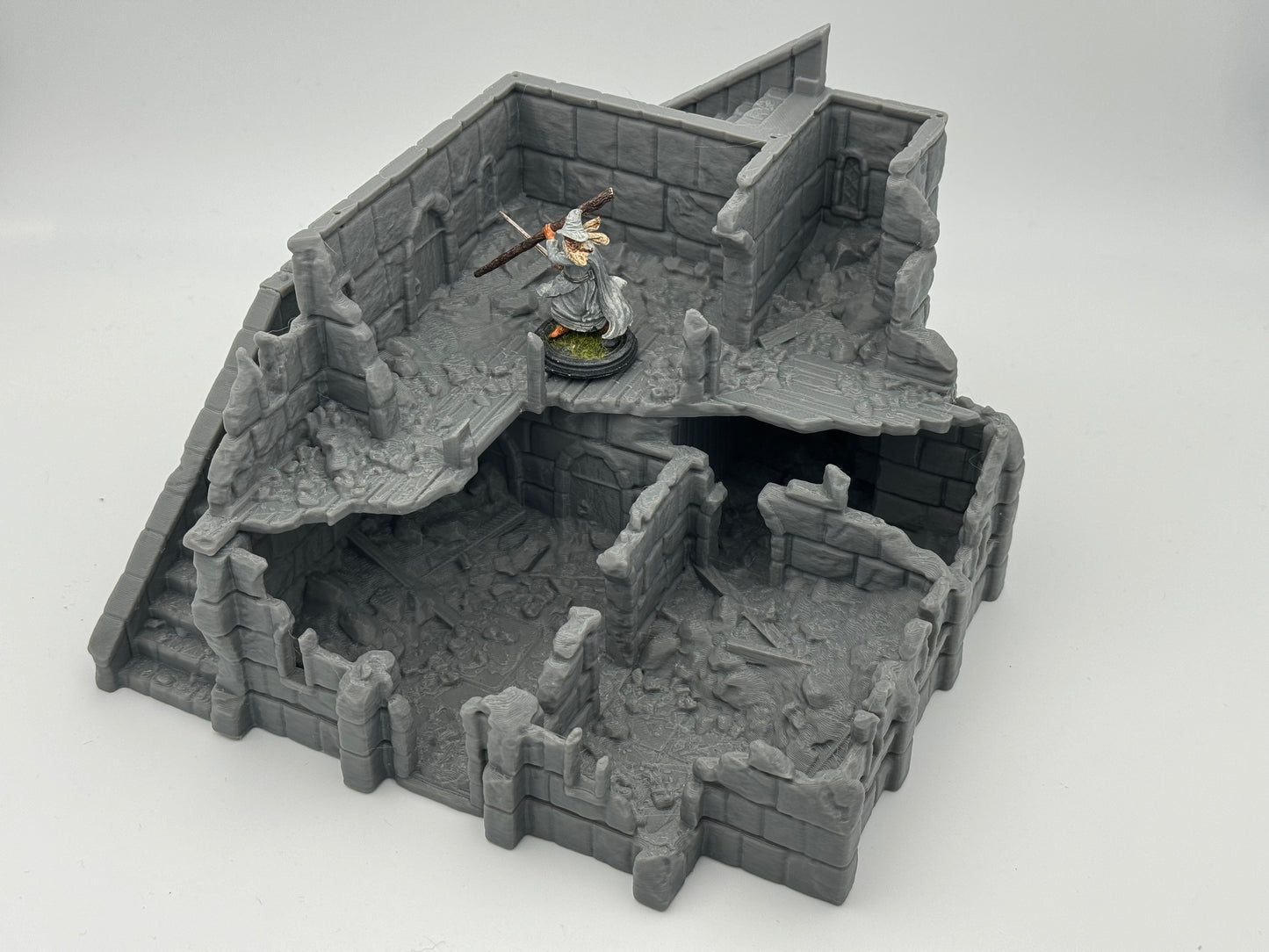 Productfoto Tabletop 28mm The Printing Goes Ever On (TPGEO) 0: Handelsplaats Ruïnes Ivory City - Gebouw Koninkrijk Gonthan - Handelszaal Tabletop Terrain