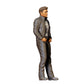 Mann im Lederlook mit T-Shirt – Figur mit cooler Körperhaltung (Ref. Nr. 408)