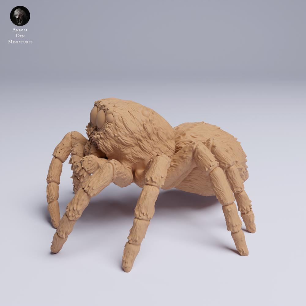 Productfoto dierenfiguur Animal Den Miniatures 1: Spinnenfiguur: goudoog-springspin (25_05_02)