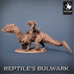 Hagedisvolk Ruiter - Hagedis Krijger op Dinosaurus Rijdier (C5)