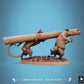 Productfoto Tabletop 28mm Lord of the Print (LotP) 1: Tabletop Miniatuur: Ratmenschen Drager-Duo - Nager Pionierteam met Spreng- of Rammlast, Beleidingswapen, Wargame Eenheid en Skirmish Proxies (25_07_Q11)