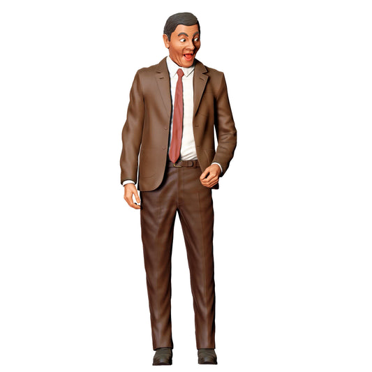 Diorama Modellbau Produktfoto 0: Tollpatschiger Gentleman im Anzug – Figur mit komischem Gesichtsausdruck (Ref. Nr. 417)