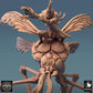 Productfoto Tabletop 28mm Lord of the Print (LotP) 0: Tabletop Miniatuur: Gehoornde Beestenrijder op enorme Muggenbeest - Insectenmonster, Vliegend Beest, Zwermdemon - E5 Dravon Pursuit (24_08_E5)