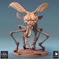 Productfoto Tabletop 28mm Lord of the Print (LotP) 0: Tabletop Miniatuur: Gehoornde Beestenrijder op reusachtig Muggenbeest - Insectenmonster, Vliegend Beest, Zwermdemon - E5 Dravon Pursuit (24_08_E5)