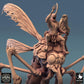 Productfoto Tabletop 28mm Lord of the Print (LotP) 0: Tabletop Miniatuur: Demonrider op Reuzemug, Muggorider, Barbarische Beestenrijder, Monsterkavallerie, Zwermvorst (24_08_E7)