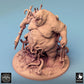 Productfoto Tabletop 28mm Lord of the Print (LotP) 0: Tabletop Miniatuur: Pestdemon / Seuchenheer, Tentakel-Horror met Spaltaxt en Kettenwapen, Baasmonster voor Wargaming (24_08_B3)