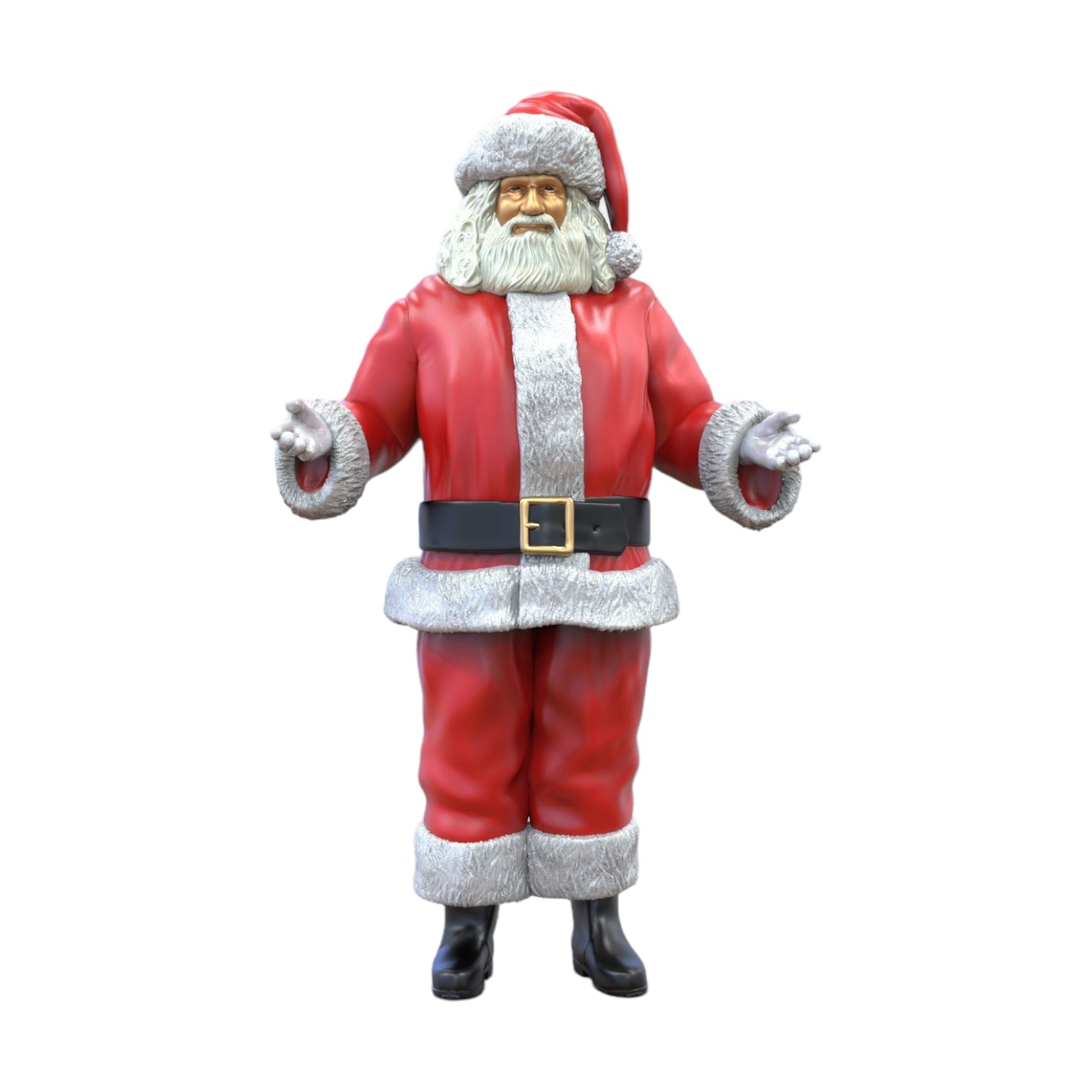 Produktfoto  0: Weihnachts- Set, 5 Figuren und 12 Geschenke, Santa Claus und Helfer Wichtel: Thema Weihnachten