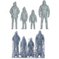 Diorama modelbouw productfoto 0: Winterse familie - 4 figuren - Winter Wonderland