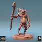 Productfoto Tabletop 28mm Lord of the Print (LotP) 0: Tabletop Miniatuur: Demonische Chaosbeest met Totemstok/Hamer, Oger/Trol Krijger, Beestenheer Baasmonster (24_08_F4)
