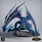 Productfoto Tabletop 28mm Lord of the Print (LotP) 2: Tabletop Miniatuur: Saphirdrache (Sapphire Dragon, volwassen), Kristalldrache, Edelstein-Drake, Grote Draak, Bossmonster, klaar om te springen, Ademaanval (26_03_C1)