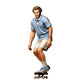 Diorama Modellbau Produktfoto 4: Stehende Figur: Skateboardfahrer mit gebeugten Knien auf Skateboard (Ref. Nr. 528)