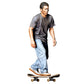 Diorama Modellbau Produktfoto 0: Stehende Figur: Skateboarder in dynamischer Haltung auf Skateboard (Ref. Nr. 530)