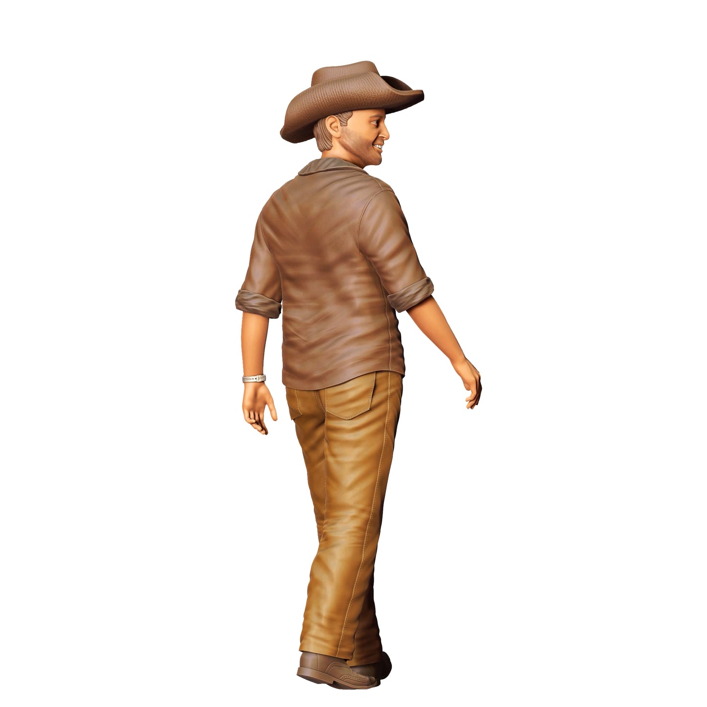 Productfoto 0: Cowboy: Jongeman met cowboyhoed en shirt