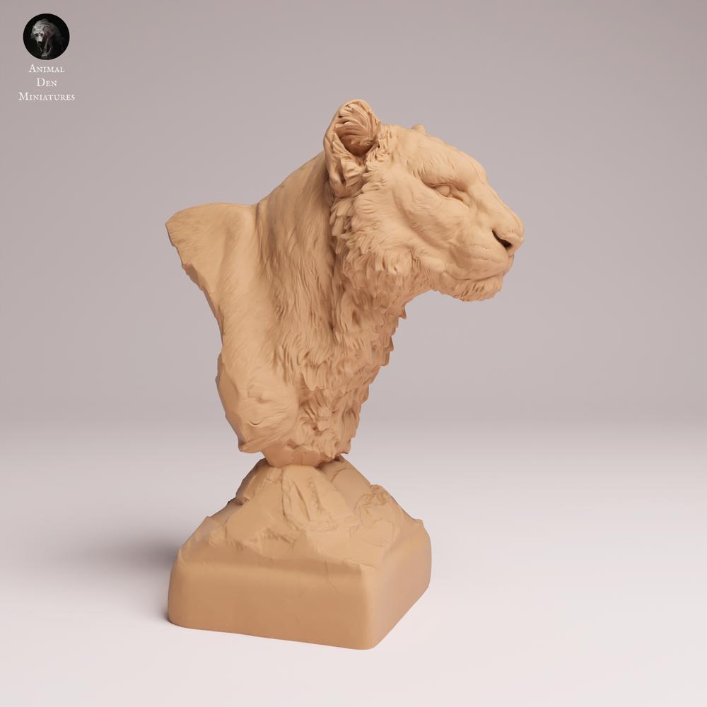 Productfoto dierenfiguur Animal Den Miniatures 2: Wilde dierenfiguur: Amoerluipaard - buste (25_07_20)