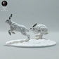 Productfoto dierenfiguur Animal Den Miniatures 0: Pooldierenfiguur: sneeuwhazen - rennend (23_01_16)