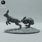 Productfoto dierenfiguur Animal Den Miniatures 4: Pooldierenfiguur: sneeuwhazen - rennend (23_01_16)