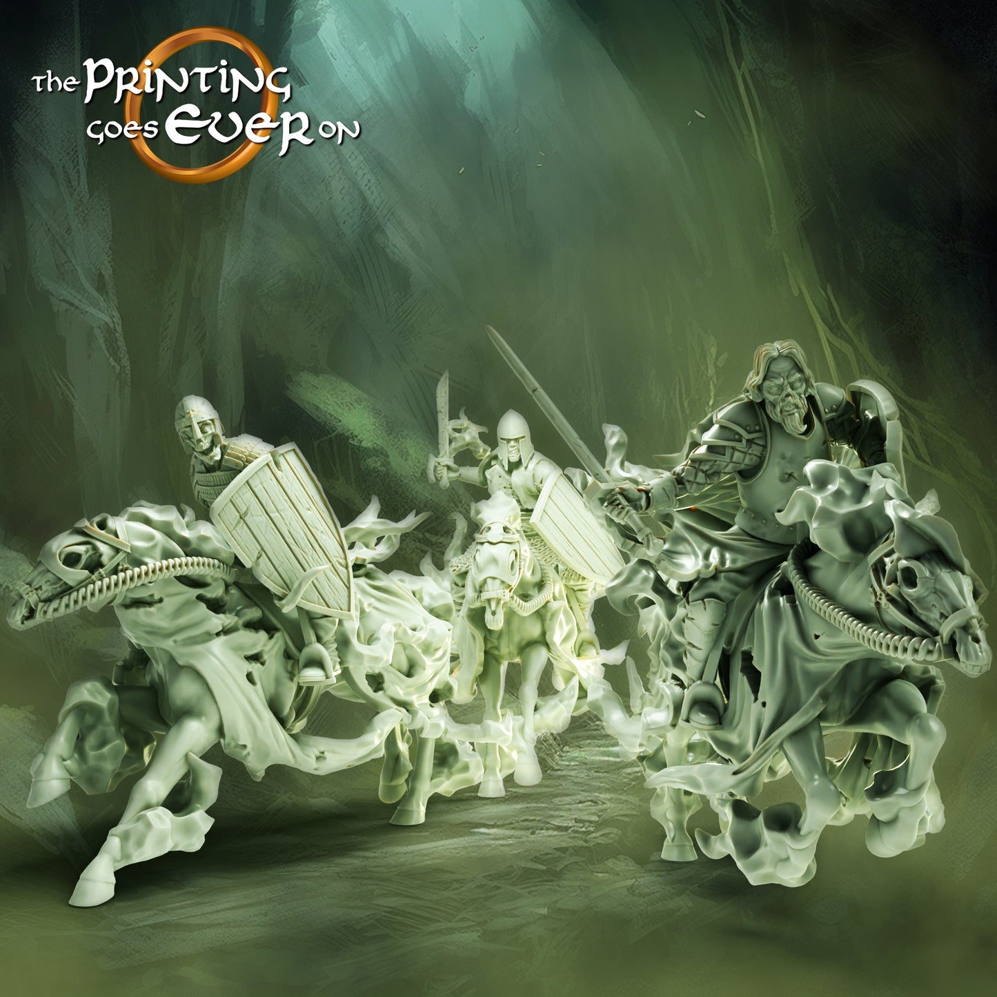 Produktfoto Tabletop 28mm The Printing Goes Ever On (TPGEO)  0: Geist Armee: Krieger der Toten - Armee der Verdammten und Schurken