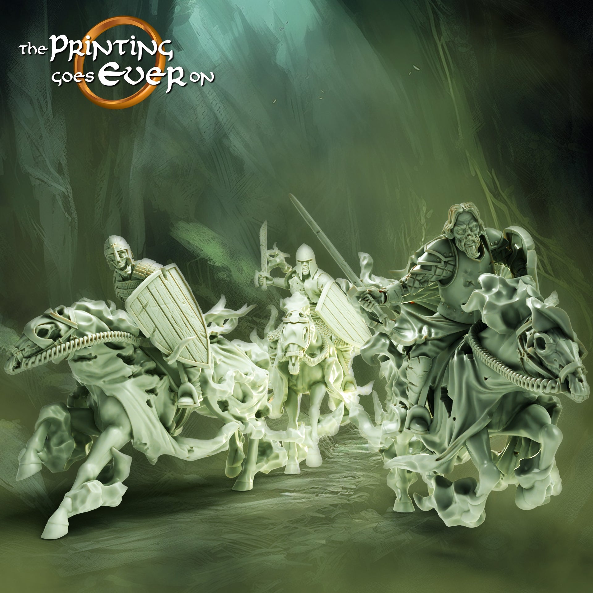 Produktfoto Tabletop 28mm The Printing Goes Ever On (TPGEO)  0: Geist Armee: Krieger der Toten - Armee der Verdammten und Schurken