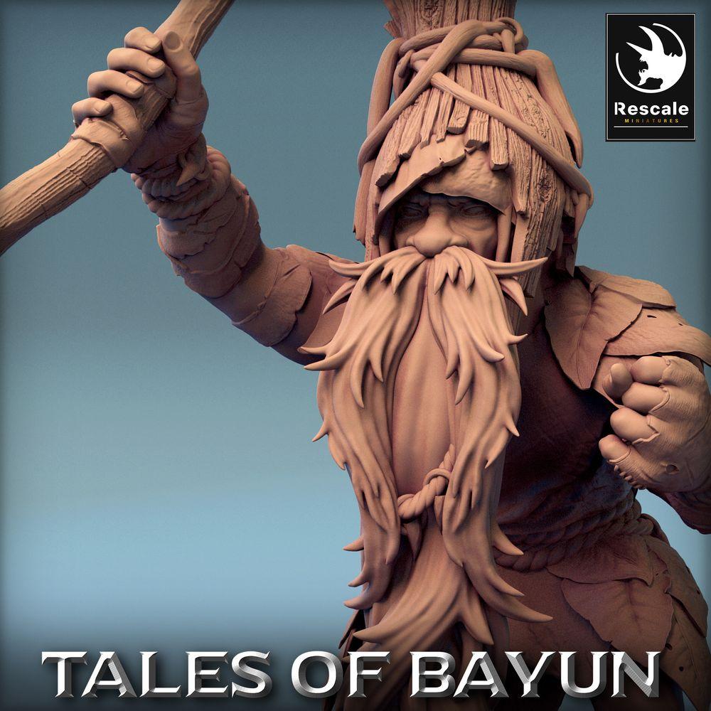 Productfoto Tabletop 28mm Lord of the Print (LotP) 0: Tabletop Miniatuur: Dwergspeerdrager, Stamleider, Sjamaan, Berserkerleider (24_01_A1)