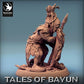 Productfoto Tabletop 28mm Lord of the Print (LotP) 0: Fantasy Figuur: Bos Sjamaan Druïde met doornenstaf - Stamoudste, Runepriester, Forest Shaman Druid (24_01_A6)