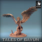 Productfoto Tabletop 28mm Lord of the Print (LotP) 0: Tabletop Miniatuur: Harpyie / Harpy Koningin, gevleugelde demon, luchtheks - Baasmonster (24_01_I1)