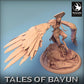 Productfoto Tabletop 28mm Lord of the Print (LotP) 0: Tabletop Miniatuur: Harpyie / Harpy in Sturzflug, Sirenenkoningin, gevleugelde demon, luchtjagerin (24_01_I5)