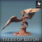 Productfoto Tabletop 28mm Lord of the Print (LotP) 0: Tabletop Miniatuur: Harpy Harpy - gevleugelde krijgerin, Harpijenkoningin, Baasmodel (24_01_I7)