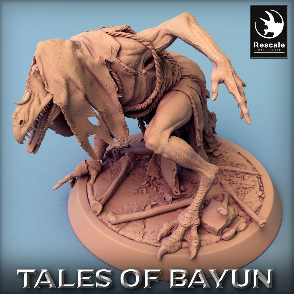 Productfoto Tabletop 28mm Lord of the Print (LotP) 0: Tabletop Miniatuur: Kikimora Ghul, sluipende Kraai-Cultist, Moerasheks, Bottenbewaker, Dungeon-Baas (24_01_E1)