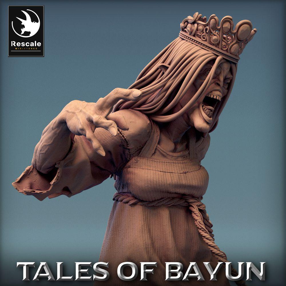 Productfoto Tabletop 28mm Lord of the Print (LotP) 0: Tabletop Miniatuur: Dode Prinses, Banshee, Wraith, Geestenbruid, Kikimora Prinses (24_01_F4)