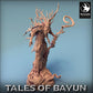 Productfoto Tabletop 28mm Lord of the Print (LotP) 0: Tabletop Miniatuur: Lechy / Leshy, Bosgeest-Druïde, Hainwächter, Dryadenvorst met Staf en Uil (24_01_P)