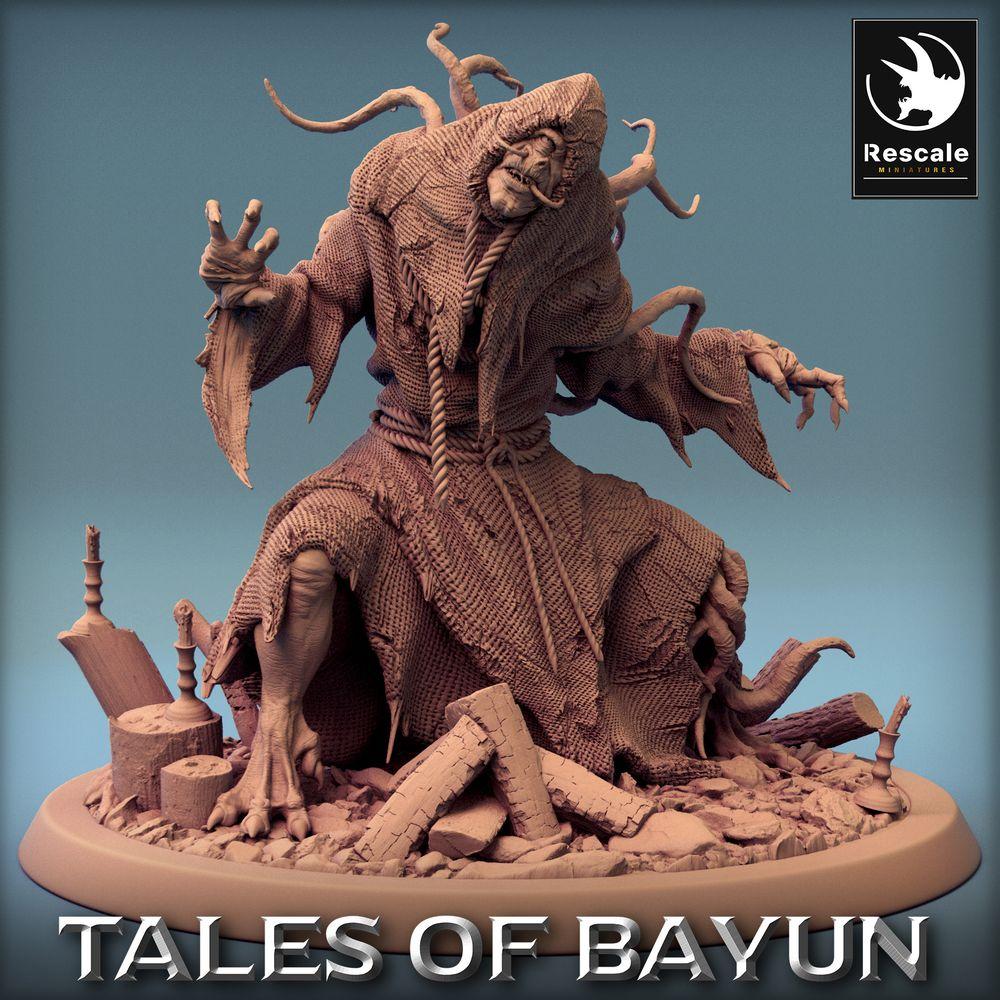 Productfoto Tabletop 28mm Lord of the Print (LotP) 0: Tabletop Miniatuur: Donkere Kultist Warlock - Demonenschepper, Necromancer en Eldritch Tentakelmagier (24_01_C1)