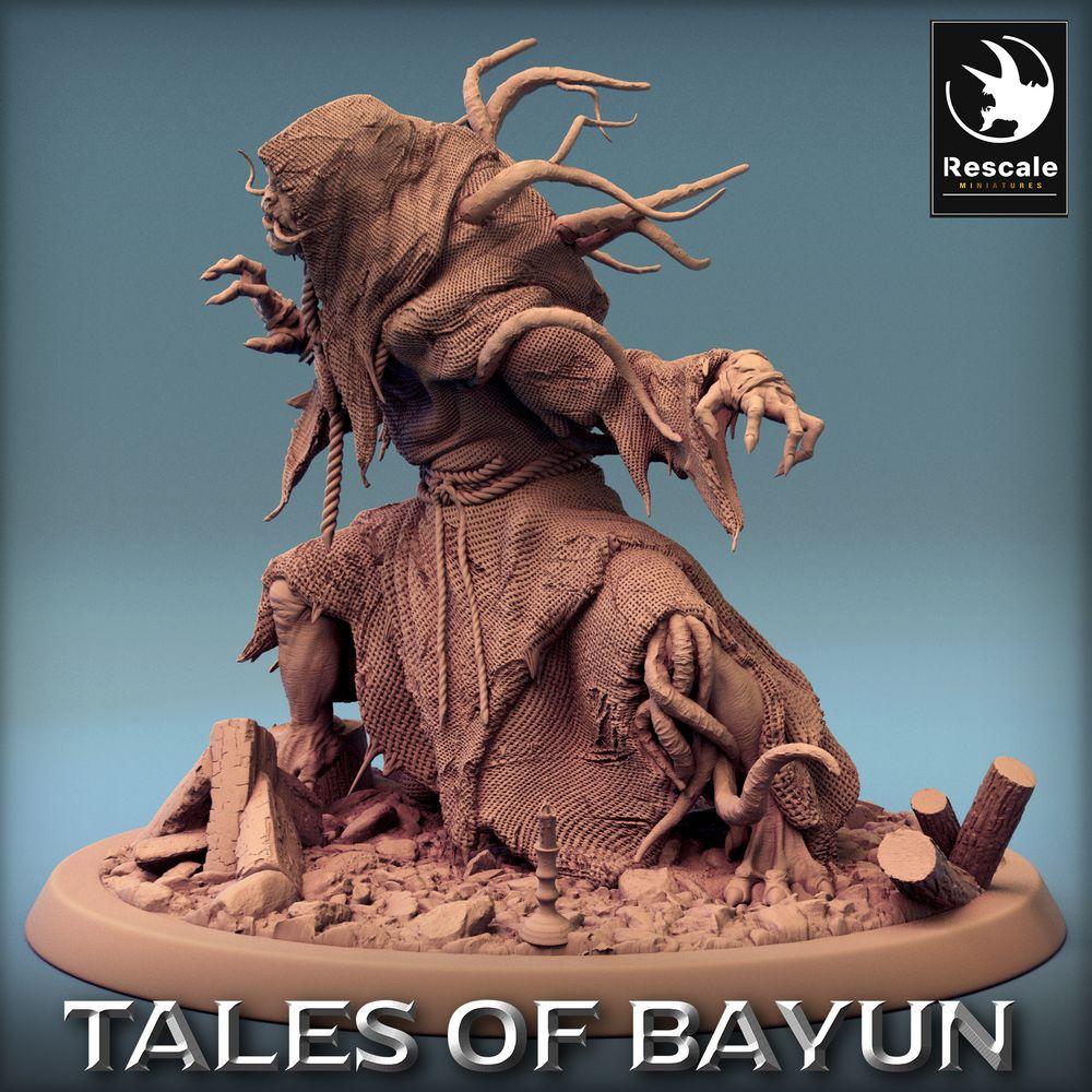 Productfoto Tabletop 28mm Lord of the Print (LotP) 0: Tabletop Miniatuur: Donkere Kultist Warlock - Demonenspreker, Necromancer en Eldritch Tentakelmagier (24_01_C1)