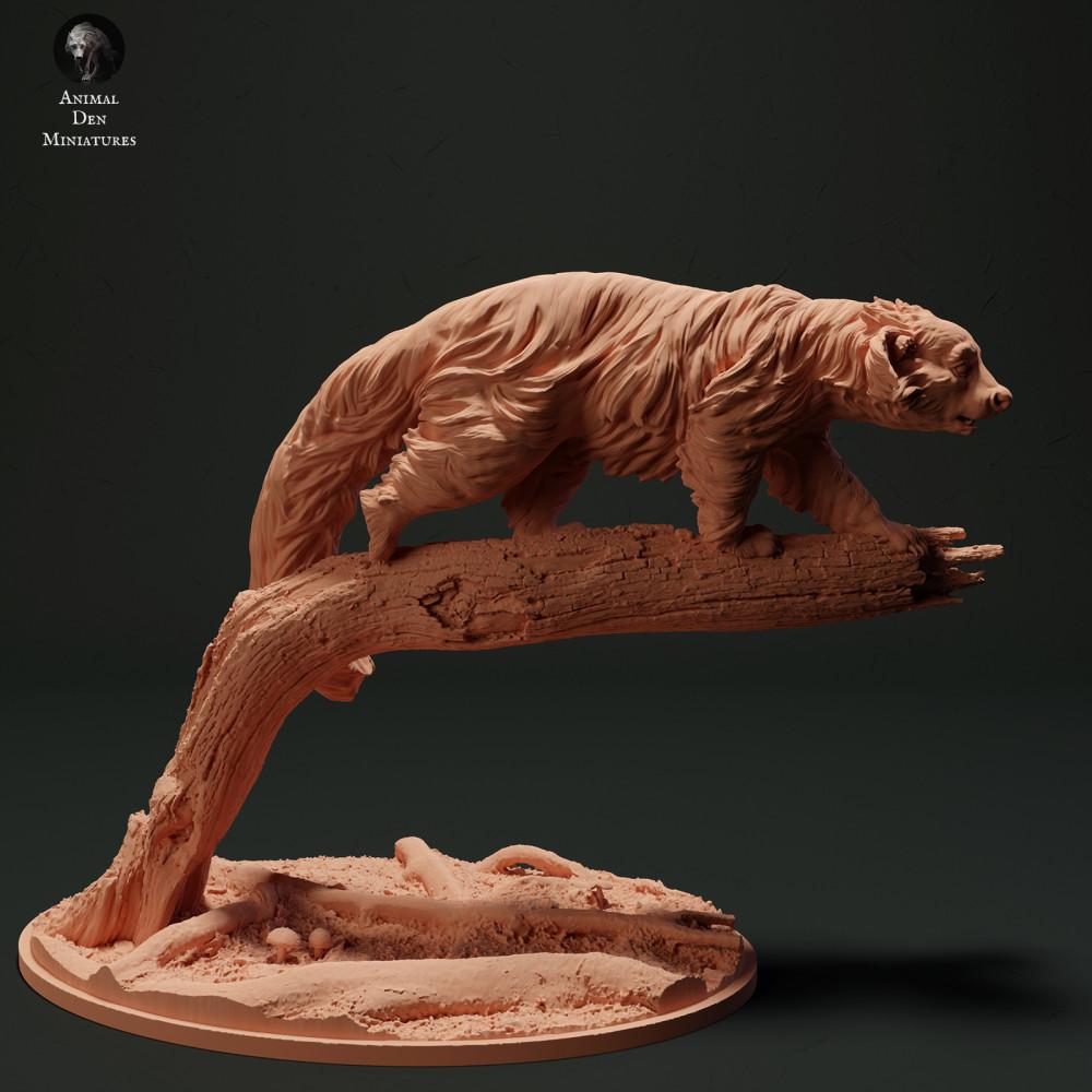 Productfoto dierenfiguur Animal Den Miniatures 0: Wildedierfiguur: Binturong - beermarter (23_05_10)
