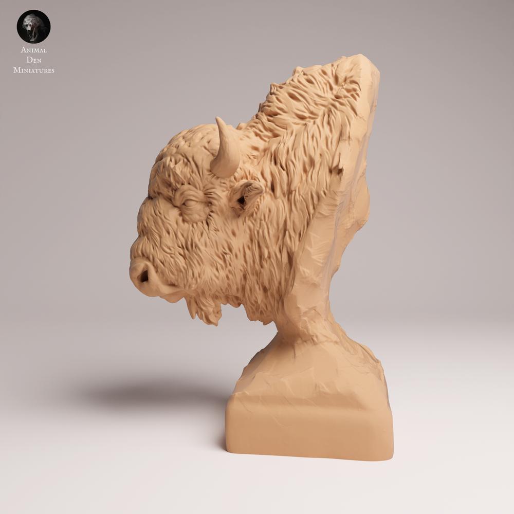 Productfoto 0: Wild dierfiguur: Amerikaanse bizon - buste (25_09_06)