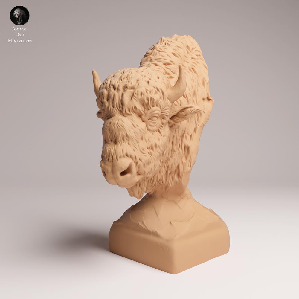 Productfoto 1: Wilddierfiguur: Amerikaanse bizon - buste (25_09_06)