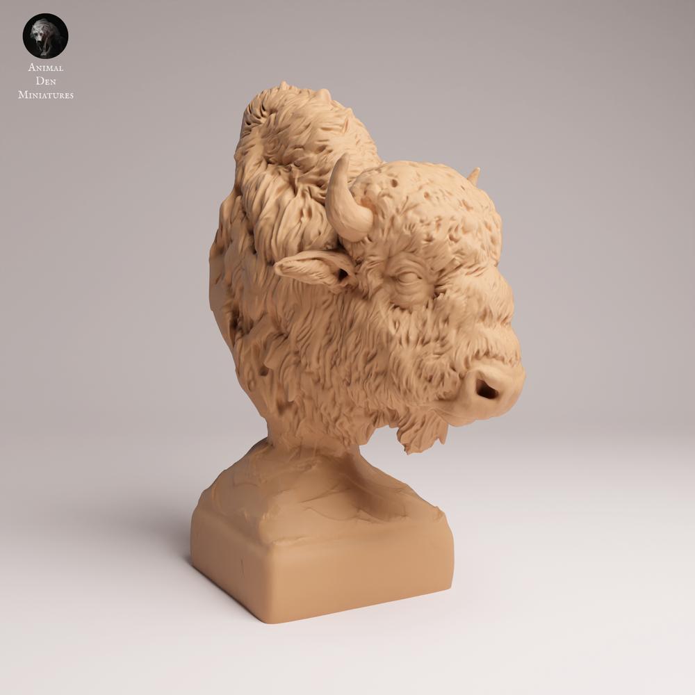 Productfoto 2: Wilddierenfiguur: Amerikaanse bizon - buste (25_09_06)