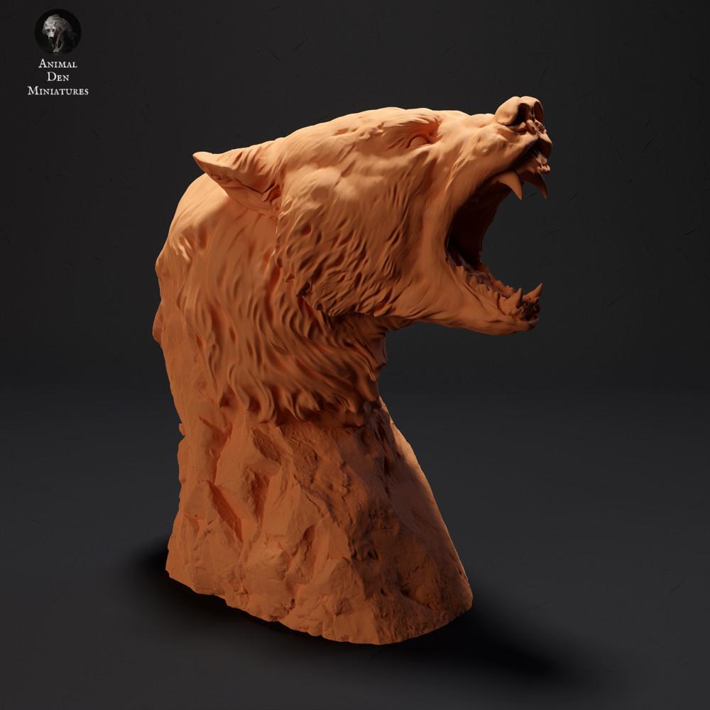 Productfoto dierenfiguur Animal Den Miniatures 0: Wild dierfiguur: Amerikaanse zwarte beer - buste (23_09_16)