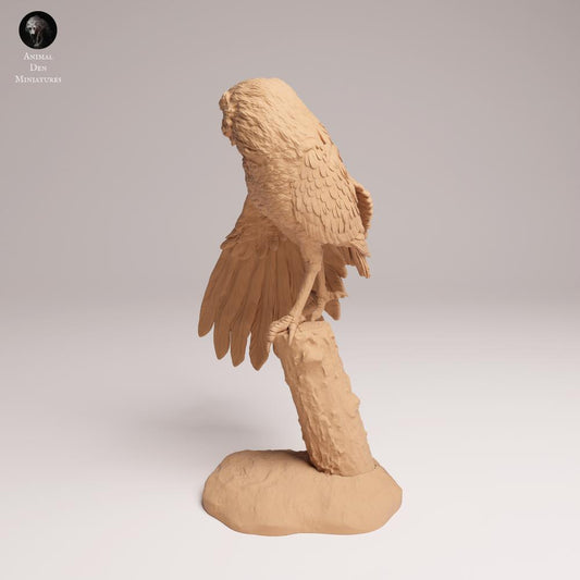 Productfoto dierenfiguur Animal Den Miniatures 0: wilddierenfiguur: holenuil - tijdens het strekken (25_09_14)