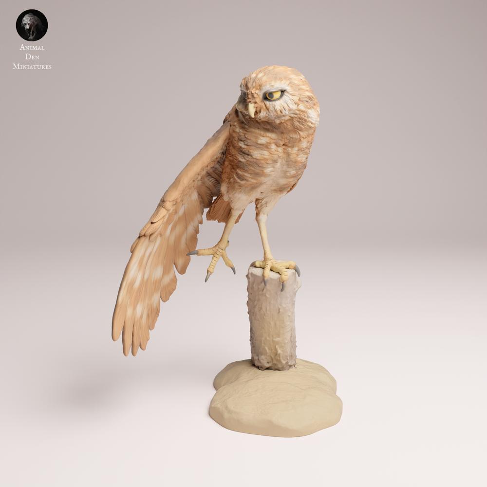 Produktfoto Tierfigur Animal Den Miniatures 3: Wildtier Tierfigur: Kanincheneule - beim Strecken (25_09_14)