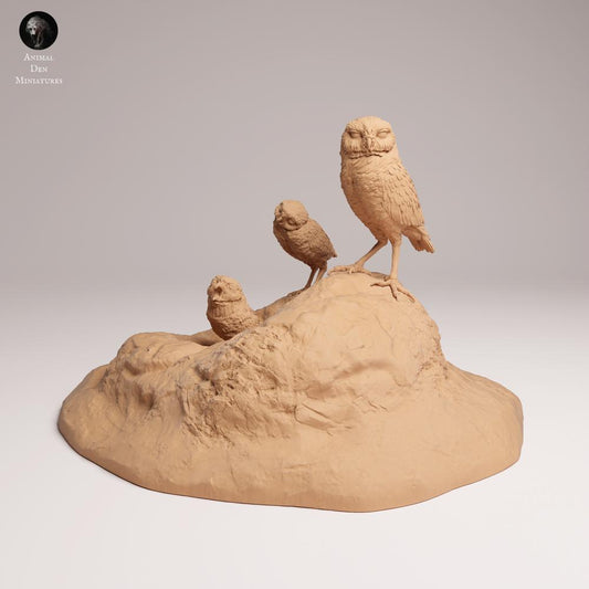 Productfoto dierenfiguur Animal Den Miniatures 0: Wilde dierenfiguur: holenuilen (25_09_16)