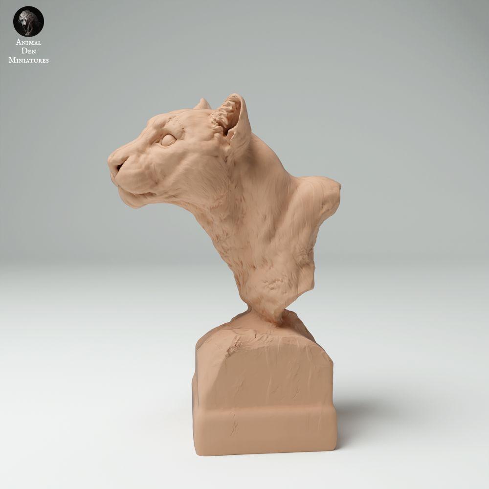 Productfoto 2: Wild dierfiguur: nevelpanter - buste (25_02_05)